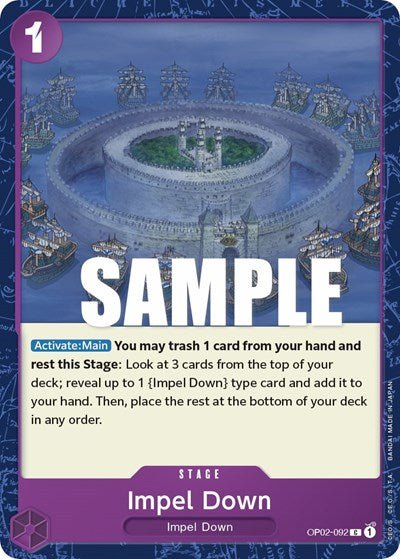 Impel Down (Paramount War) Near Mint - Nick Nack's Full Frontal Attack