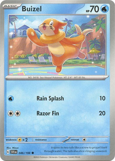 Buizel (Scarlet and Violet: Base Set) Near Mint - Nick Nack's Full Frontal Attack