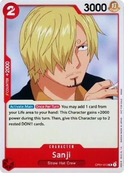 Sanji (One Piece Demo Deck Cards) Near Mint
