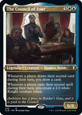 The Council of Four (Etched Foil) (Commander Legends: Battle for Baldur's Gate) Near Mint Foil - Nick Nack's Full Frontal Attack
