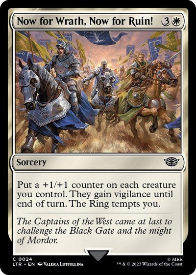 Now for Wrath, Now for Ruin! (Universes Beyond: The Lord of the Rings: Tales of Middle-earth) Near Mint - Nick Nack's Full Frontal Attack