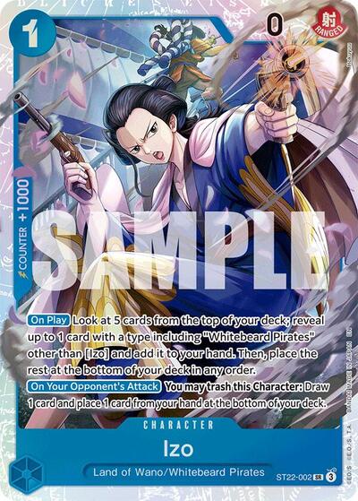 Izo (Starter Deck 22: Ace & Newgate) Near Mint Foil - Nick Nack's Full Frontal Attack