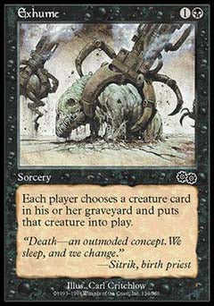 Exhume (Urza's Saga) Heavy Play