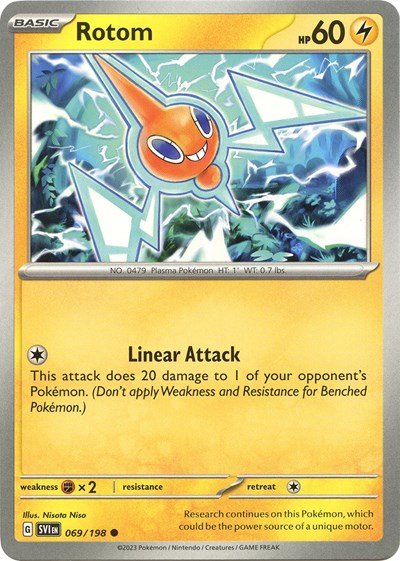 Rotom - 069 (Scarlet and Violet: Base Set) Near Mint - Nick Nack's Full Frontal Attack