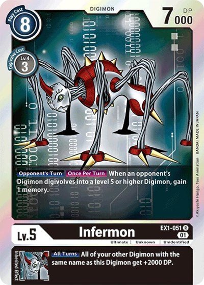 Infermon (Classic Collection) Near Mint Foil - Nick Nack's Full Frontal Attack