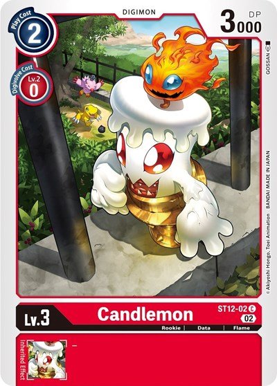 Candlemon (Starter Deck 12: Jesmon) Near Mint - Nick Nack's Full Frontal Attack