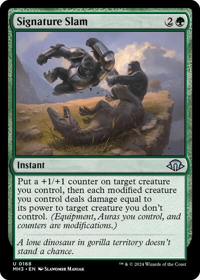 Signature Slam (Modern Horizons 3) Near Mint - Nick Nack's Full Frontal Attack