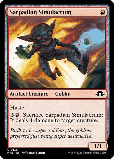 Sarpadian Simulacrum (Modern Horizons 3) Near Mint - Nick Nack's Full Frontal Attack
