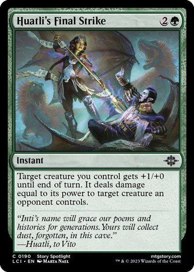 Huatli's Final Strike (The Lost Caverns of Ixalan) Near Mint - Nick Nack's Full Frontal Attack