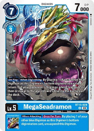 MegaSeadramon (Exceed Apocalypse) Near Mint - Nick Nack's Full Frontal Attack