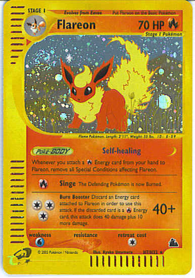 Flareon (Skyridge) Light Play