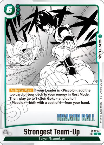 Strongest Team - Up (Manga Booster 01) Near Mint - Nick Nack's Full Frontal Attack