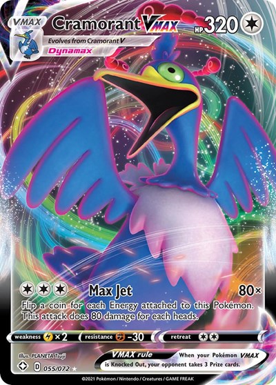 Cramorant VMAX (Shining Fates) Near Mint Holofoil