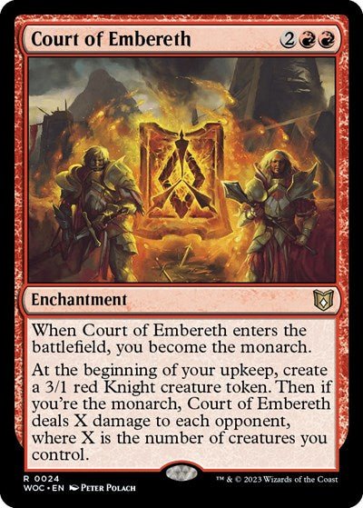 Court of Embereth (Commander: Wilds of Eldraine) Near Mint - Nick Nack's Full Frontal Attack