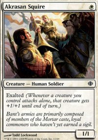 Akrasan Squire (Shards of Alara) Near Mint - Nick Nack's Full Frontal Attack