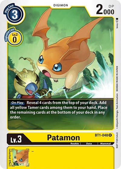 Patamon (Official Tournament Pack Vol.3) (Release Special Booster) Near Mint