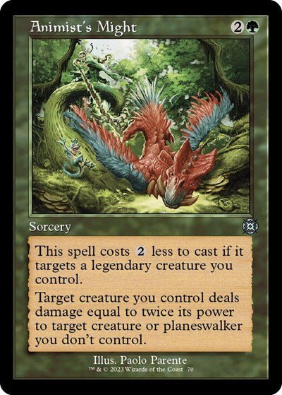 Animist's Might (Retro Frame) (March of the Machine: The Aftermath) Near Mint - Nick Nack's Full Frontal Attack