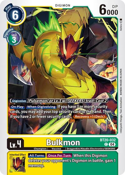 Bulkmon (Release Special Booster 2.5) Medium Play