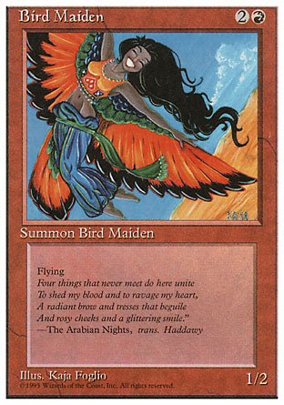 Bird Maiden (4th Edition) Light Play - Nick Nack's Full Frontal Attack