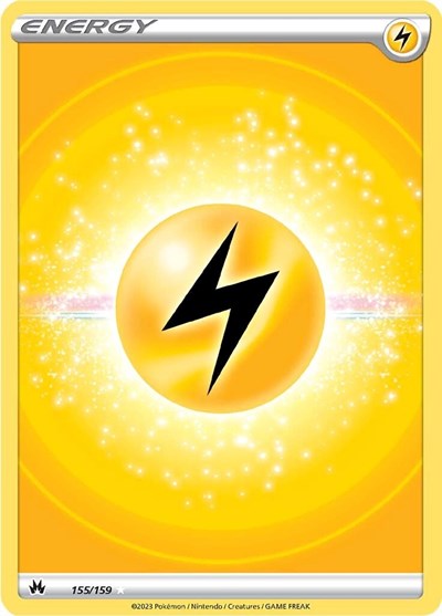 Lightning Energy (Texture Full Art) (Crown Zenith) Near Mint Holofoil