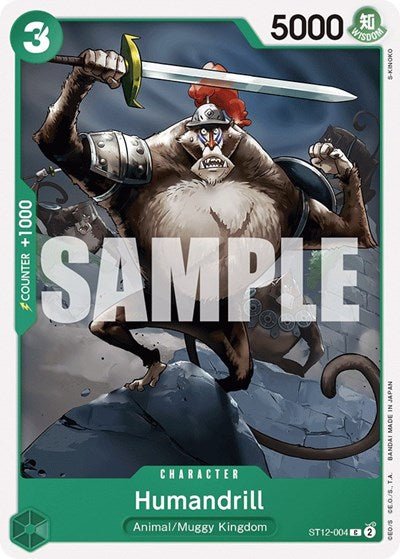 Humandrill (Starter Deck 12: Zoro and Sanji) Near Mint - Nick Nack's Full Frontal Attack