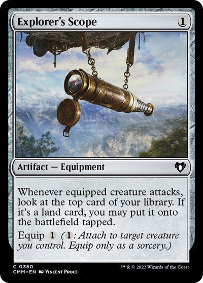 Explorer's Scope (Commander Masters) Near Mint - Nick Nack's Full Frontal Attack