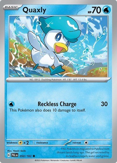 Quaxly - 050/193 (Summer 2023 Collector Chest) (Miscellaneous Cards & Products) Near Mint Holofoil - Nick Nack's Full Frontal Attack