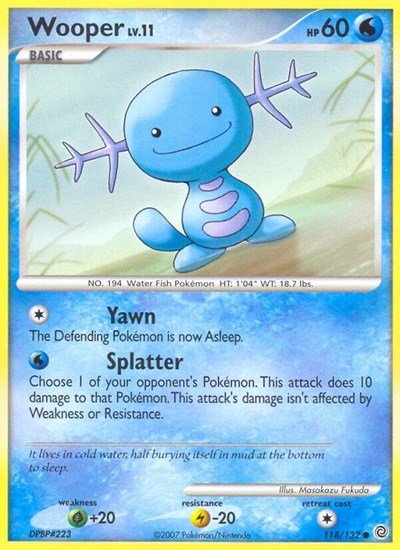 Wooper (Secret Wonders) Medium Play - Nick Nack's Full Frontal Attack