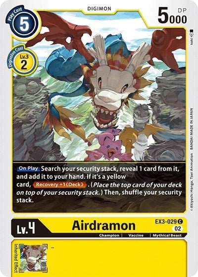 Airdramon (Draconic Roar) Near Mint - Nick Nack's Full Frontal Attack