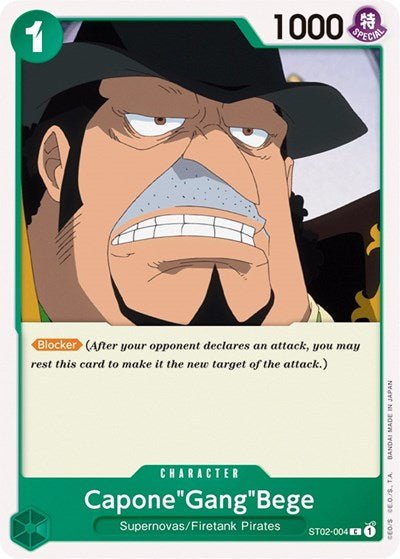 CaponeGangBege (Starter Deck 2: Worst Generation) Near Mint - Nick Nack's Full Frontal Attack