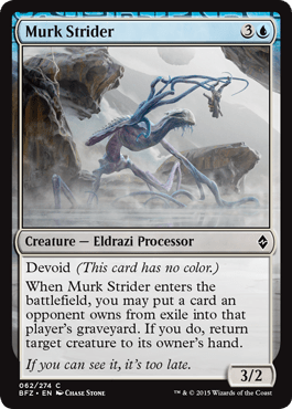 Murk Strider (Battle for Zendikar) Near Mint - Nick Nack's Full Frontal Attack