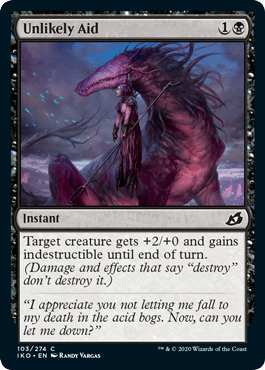 Unlikely Aid (Ikoria: Lair of Behemoths) Near Mint - Nick Nack's Full Frontal Attack