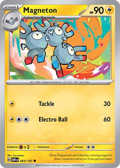 Magneton (Scarlet and Violet: Obsidian Flames) Near Mint