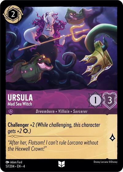 Ursula - Mad Sea Witch (Ursula's Return) Near Mint - Nick Nack's Full Frontal Attack