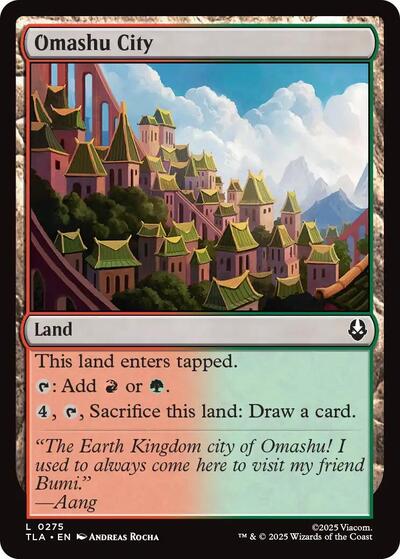 Omashu City (Avatar: The Last Airbender) Near Mint - Nick Nack's Full Frontal Attack