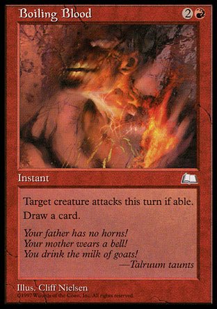 Boiling Blood (Weatherlight) Light Play - Nick Nack's Full Frontal Attack