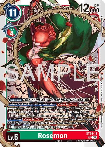 Rosemon (Starter Deck 24: Data Squad) Near Mint