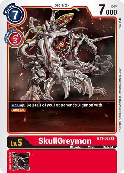 SkullGreymon (Release Special Booster) Near Mint - Nick Nack's Full Frontal Attack