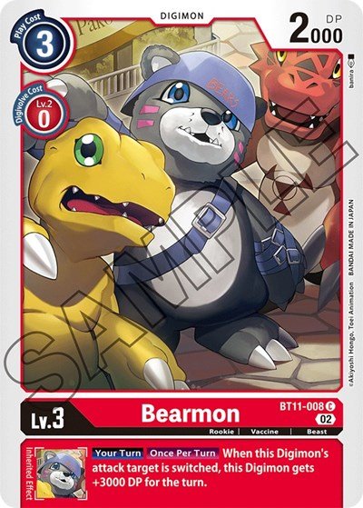 Bearmon (Dimensional Phase) Near Mint - Nick Nack's Full Frontal Attack