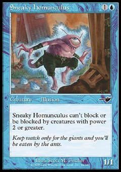 Sneaky Homunculus (Nemesis) Near Mint - Nick Nack's Full Frontal Attack