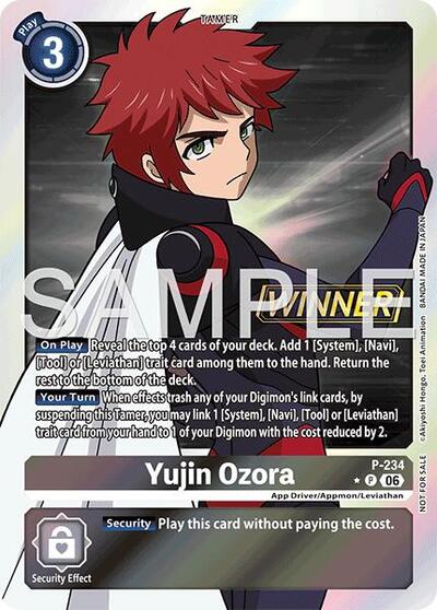 Yujin Ozora (Store Tournament 2026 Vol. 2 Winner Pack) (Digimon Promotion Cards) Near Mint Foil