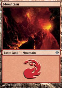 Mountain (243) (Shards of Alara) Light Play - Nick Nack's Full Frontal Attack