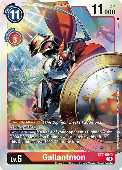 Gallantmon (Starter Deck 07: Gallantmon) Near Mint Foil - Nick Nack's Full Frontal Attack