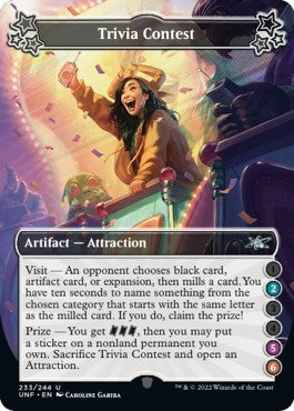 Trivia Contest (2-5-6) (Unfinity) Near Mint Foil