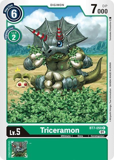 Triceramon (The Next Adventure) Near Mint - Nick Nack's Full Frontal Attack
