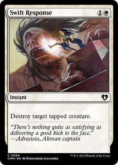 Swift Response (Commander Masters) Near Mint - Nick Nack's Full Frontal Attack