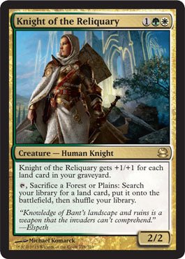 Knight of the Reliquary (Modern Masters) Near Mint - Nick Nack's Full Frontal Attack