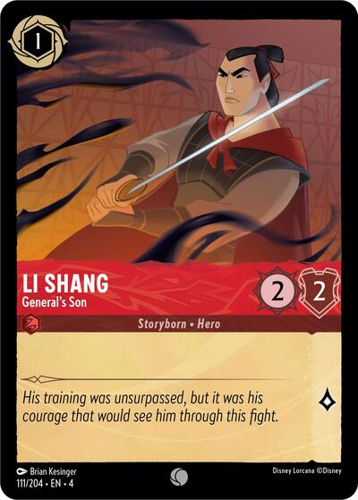Li Shang - General's Son (Ursula's Return) Near Mint - Nick Nack's Full Frontal Attack