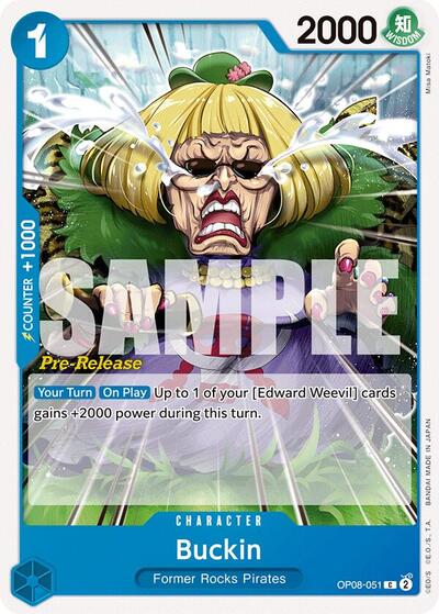 Buckin (Two Legends Pre - Release Cards) Near Mint - Nick Nack's Full Frontal Attack