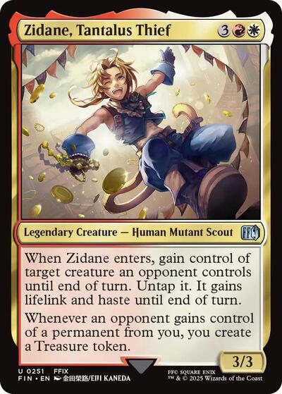Zidane, Tantalus Thief (Universes Beyond: FINAL FANTASY) Near Mint - Nick Nack's Full Frontal Attack